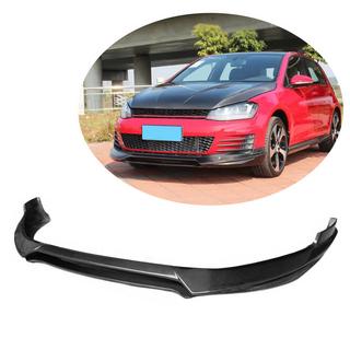 Priekšējā bampera lūpa Lip V1 (GTI HB 2012-2017, oglekļa šķiedra) foto 1
