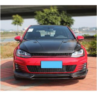Priekšējā bampera lūpa Lip V1 (GTI HB 2012-2017, oglekļa šķiedra) foto 2