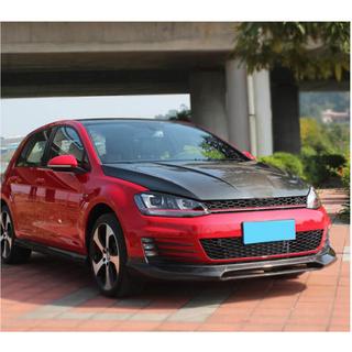 Priekšējā bampera lūpa Lip V1 (GTI HB 2012-2017, oglekļa šķiedra) foto 3