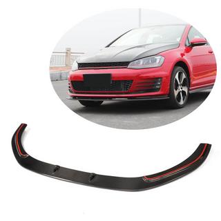 Priekšējā bampera lūpa Lip V2 (GTI HB 2012-2017, oglekļa šķiedra) foto 1