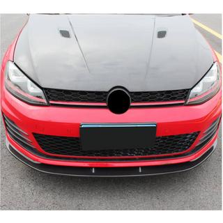 Priekšējā bampera lūpa Lip V2 (GTI HB 2012-2017, oglekļa šķiedra) foto 3