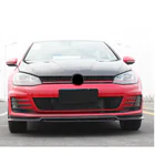 Volkswagen Golf 7/E-Golf 2012–2020 Priekšējā bampera lūpa Lip V3 (GTI HB 2012-2017, oglekļa šķiedra) foto 2