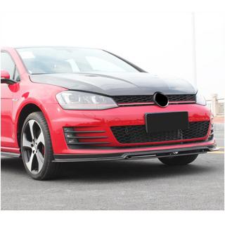 Priekšējā bampera lūpa Lip V3 (GTI HB 2012-2017, oglekļa šķiedra) foto 3