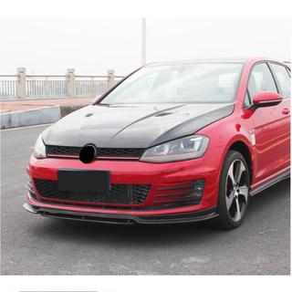 Priekšējā bampera lūpa Lip V3 (GTI HB 2012-2017, oglekļa šķiedra) foto 4