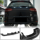 Volkswagen Golf 7/E-Golf 2012–2020 Aizmugurējā bufera difuzors (R/R-Line HB 2012-2017, oglekļa šķiedra) foto 1