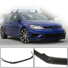 Volkswagen Golf 7/E-Golf 2012–2020 Priekšējā bufera lūpa Lip V1 (R/R-Line 2017-2020, oglekļa šķiedra) foto 1