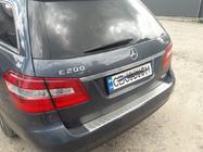 Mercedes E-class W212 2009–2016 Aizmugurējā bufera aizsarguzlika OmsaLine (2009-2013, SW, nerūsējošais tērauds) foto 2