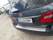 Mercedes E-class W212 2009–2016 Aizmugurējā bufera aizsarguzlika OmsaLine (2009-2013, SW, nerūsējošais tērauds) foto 3