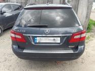 Mercedes E-class W212 2009–2016 Aizmugurējā bufera aizsarguzlika OmsaLine (2009-2013, SW, nerūsējošais tērauds) foto 4