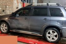 Mitsubishi Outlander 2001–2006 Sānu aizsargcaurules (2 gab., nerūsējošais tērauds) foto 4