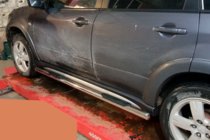 Mitsubishi Outlander 2001–2006 Sānu aizsargcaurules (2 gab., nerūsējošais tērauds) foto 5