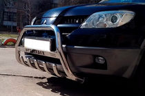 Mitsubishi Outlander 2001–2006 Kengurins WT004 (nerūsējošais tērauds) foto 2