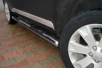 Mitsubishi Outlander 2006–2012 Sānu aizsargcaurules (2 gab., nerūsējošais tērauds) foto 1