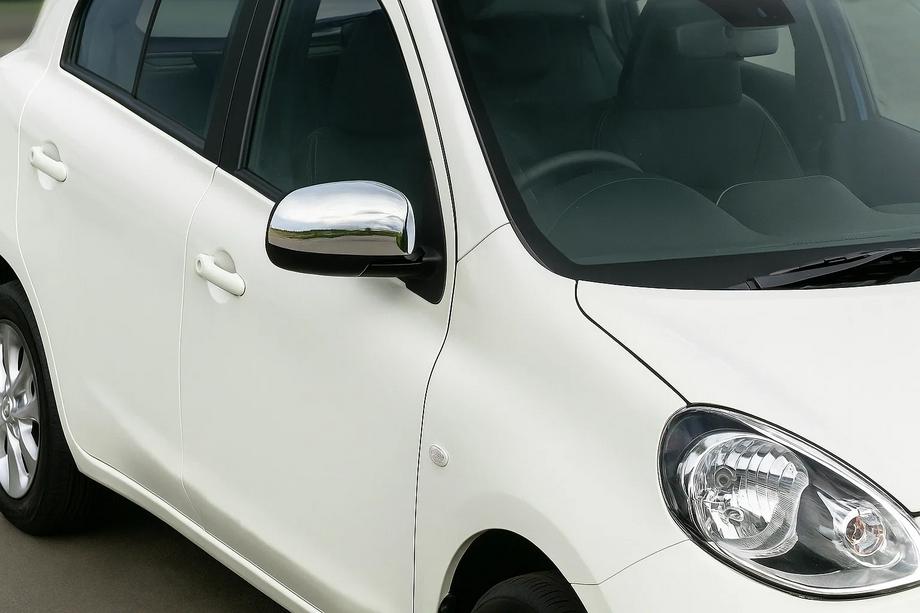 Nissan Micra K13 2011–2016 Spoguļu uzlikas (2 gab., nerūsējošais tērauds) Image