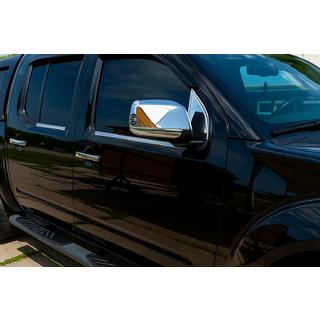 Uzlikas logu vēja deflektoriem (2 gab., nerūs. tērauds) Nissan Pathfinder R51 2005–2014 foto 1