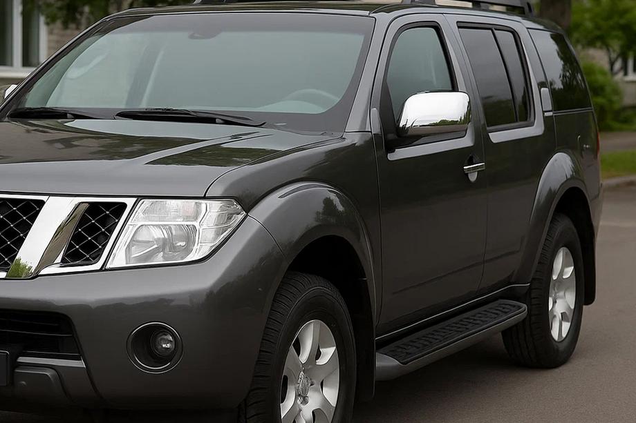 Nissan Pathfinder R51 2005–2014 Spoguļu uzlikas (2 gab., nerūsējošais tērauds) Image