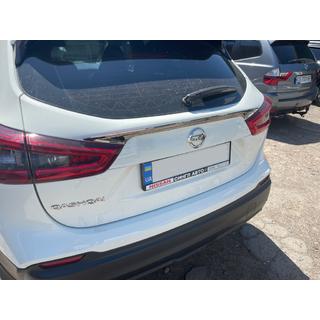 Uzliktnis virs numura zīmes (nerūsējošais tērauds) Nissan Qashqai 2014–2021 foto 3