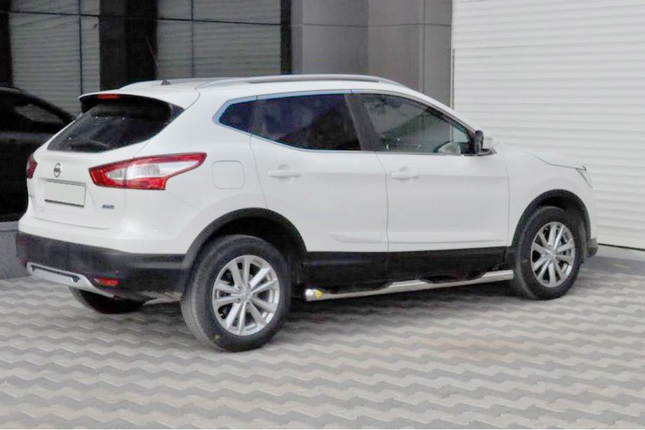 Nissan Qashqai 2014–2021 Sānu trubas (2014-2017, 2 gab., nerūsējošais tērauds) Image