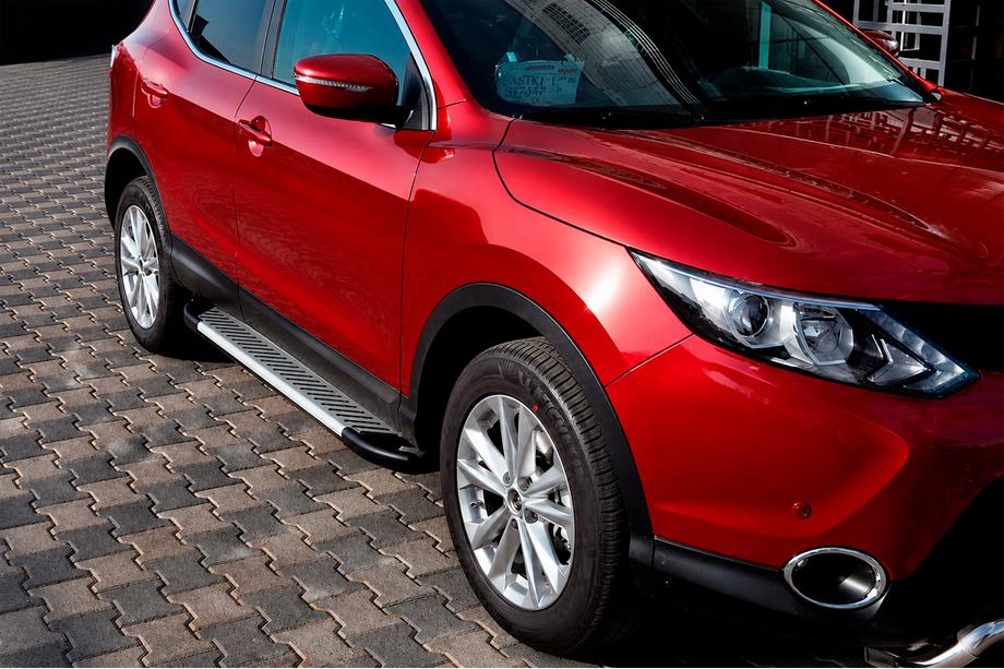 Nissan Qashqai 2014–2021 Sānu sliekšņi Line (2 gab., alumīnija) Image