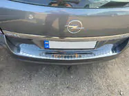 Opel Astra H 2004–2013 Aizmugurējā bufera aizsarguzlika OmsaLine spīdīga (SW, nerūsējošais tērauds) foto 4