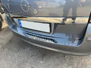 Opel Astra H 2004–2013 Aizmugurējā bufera aizsarguzlika OmsaLine spīdīga (SW, nerūsējošais tērauds) foto 5