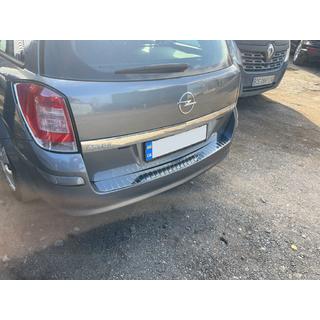 Aizmugurējā bufera aizsarguzlika OmsaLine spīdīga (SW, nerūsējošais tērauds) Opel Astra H 2004–2013 foto 2