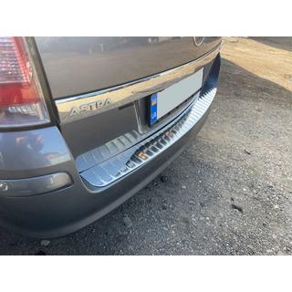 Aizmugurējā bufera aizsarguzlika OmsaLine spīdīga (SW, nerūsējošais tērauds) Opel Astra H 2004–2013 foto 3