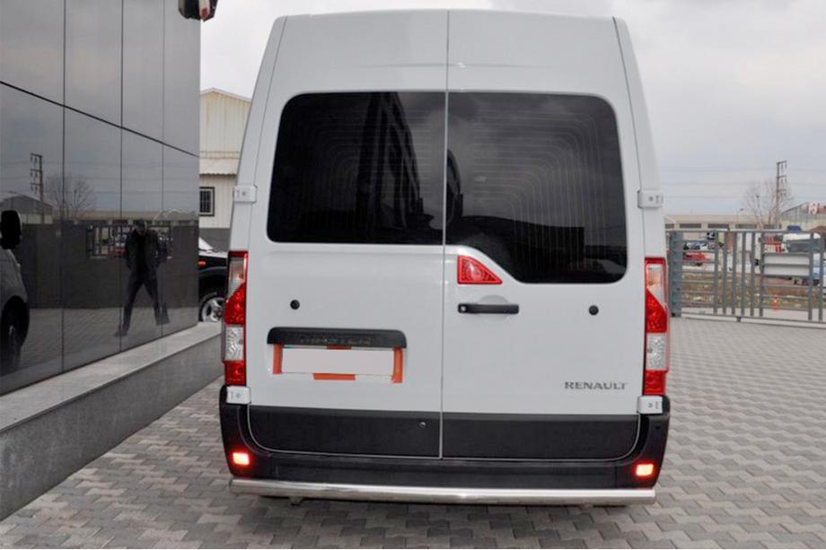 Renault Master 2011–2023 Aizmugurējais aizsargloks (nerūsējošais tērauds) Image