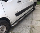 Renault Master 2011–2023 Premium sānu sliekšņi (2 gab., nerūsējošais tērauds) foto 2