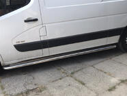 Renault Master 2011–2023 Premium sānu sliekšņi (2 gab., nerūsējošais tērauds) foto 3