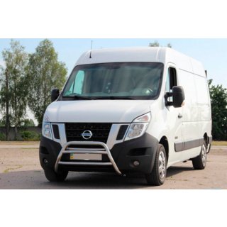Bullbārs WT018 (nerūsējošais tērauds) Opel Movano 2010–2021 foto 3