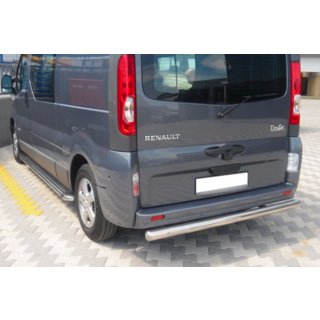 Aizmugurējais aizsargloks AK002 (nerūsējošais tērauds) Opel Vivaro 2001–2015 foto 1