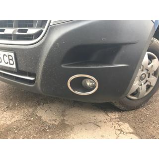 Miglas lukturu apdares uzlikas (2 gab., nerūsējošais tērauds) Renault Master 2011–2023 foto 2
