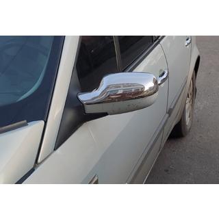 Spoguļu uzlikas (2 gab., nerūsējošais tērauds) Renault Megane II 2004–2009 foto 1