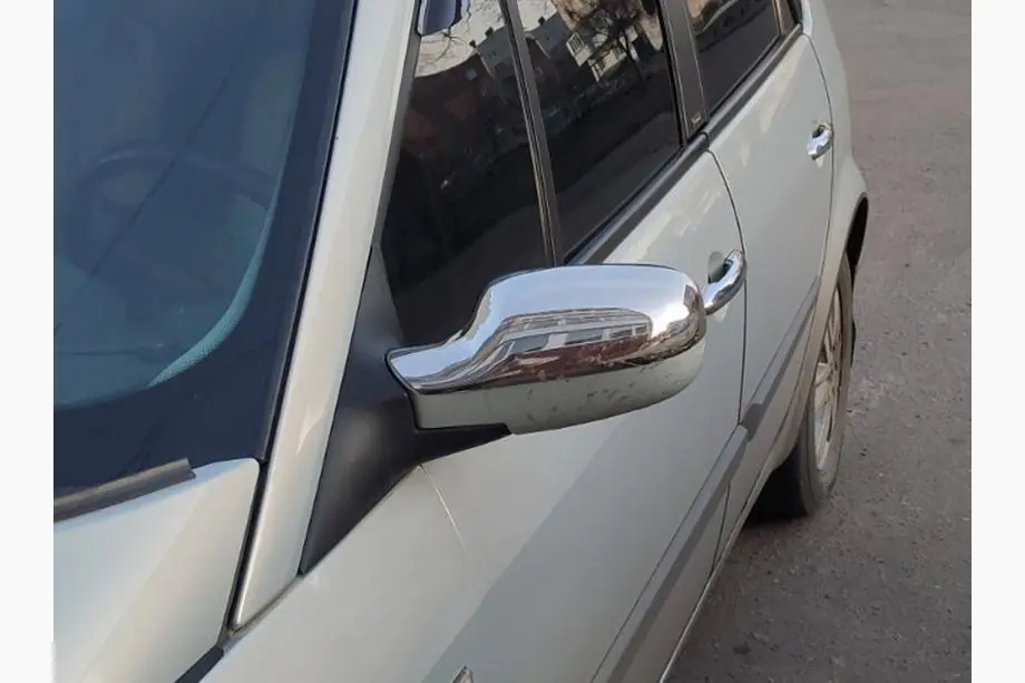 Renault Scenic/Grand 2003–2009 Spoguļu uzlikas (2 gab., nerūsējošais tērauds) Image
