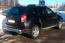 Renault Duster 2008–2017 Taisns aizmugurējais aizsargstienis (nerūsējošais tērauds) foto 5