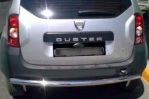 Dacia Duster 2008–2018 Taisns aizmugurējais aizsargstienis (nerūsējošais tērauds) foto 6