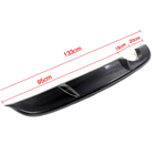 Volkswagen Golf 6 2008–2014 Aizmugurējā bampera difuzors V1 (Base HB 2010-2013, oglekļa šķiedra) foto 5