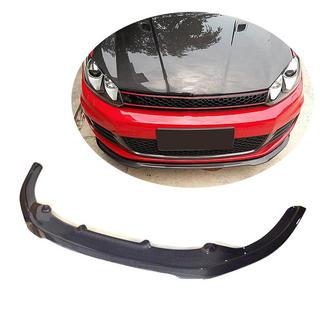 Priekšējā bampera lūpa Lip V1 (GTI HB 2010-2013, oglekļa šķiedra) foto 1
