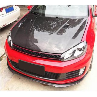 Priekšējā bampera lūpa Lip V1 (GTI HB 2010-2013, oglekļa šķiedra) foto 2