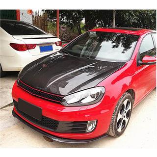 Priekšējā bampera lūpa Lip V1 (GTI HB 2010-2013, oglekļa šķiedra) foto 3