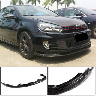 Priekšējā bufera lūpa Lip V2 (GTI HB 2010-2013, karbons) foto 1