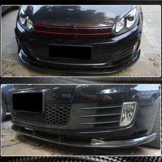 Priekšējā bufera lūpa Lip V2 (GTI HB 2010-2013, karbons) foto 4