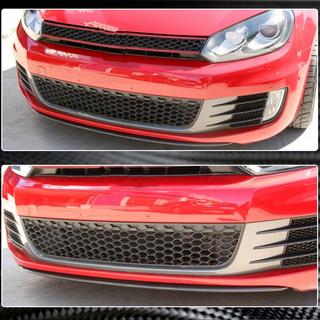 Priekšējā bampera lūpa Lip V3 (GTI HB 2010-2013, karbons) foto 2