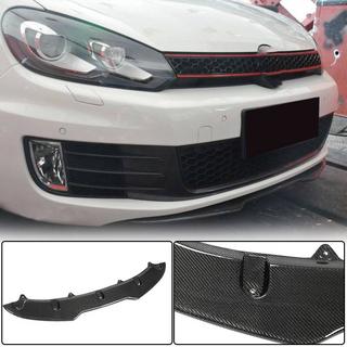 Priekšējā bampera lūpa Lip V4 (GTI HB 2010-2013, karbons) foto 1