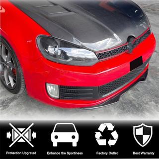 Priekšējā bampera lūpa Lip V4 (GTI HB 2010-2013, karbons) foto 2