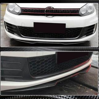 Priekšējā bampera lūpa Lip V4 (GTI HB 2010-2013, karbons) foto 4