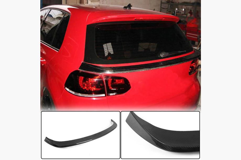 Volkswagen Golf 6 2008–2014 Apakšējais spoileris (GTI/R HB 2010-2013, carbon) Image