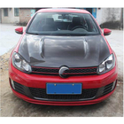 Volkswagen Golf 6 2008–2014 Motora pārsegs (HB 2010-2013, oglekļa šķiedra) foto 3