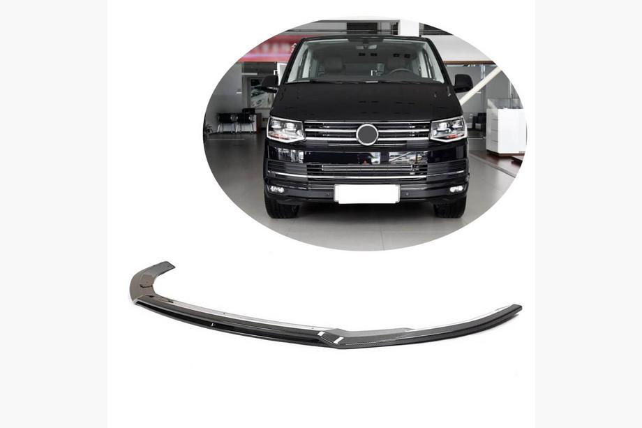 Volkswagen T6 2015–2024 Priekšējā bampera Lip (2015-2019, Oglekļa šķiedra) Image